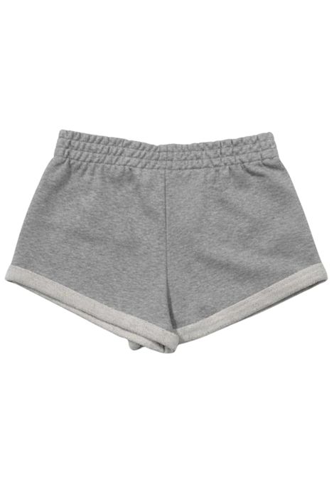 Shorts bambina grigio in cotone MARCELO BURLON | GSH108GRIGIO
